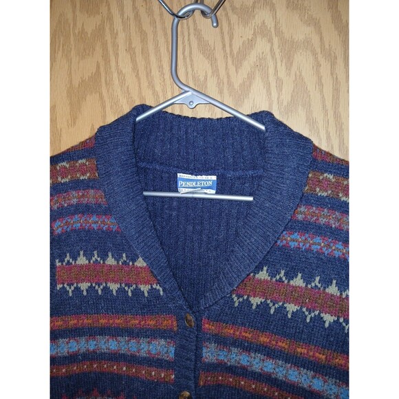 Pendleton Vest Knockabouts Wool Blend Women's Size Medium Vintage Hong Kong - Picture 10 of 13